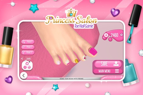 Toe Nail Game: Princess Salon for Fashion Pedicure screenshot 3