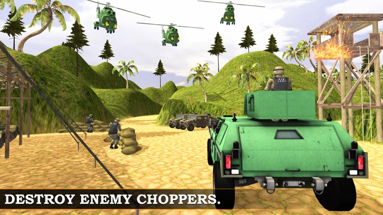 Army War jeep simulator & Shooting Battle Sim