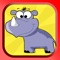 The Animals Words Matching Game, Learn english vocabulary in the zoo and game learning easy and fun