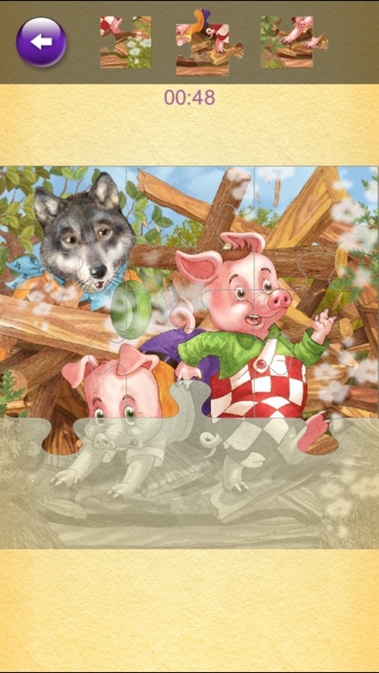 Three Little Pigs Puzzle Jigsaw screenshot-3