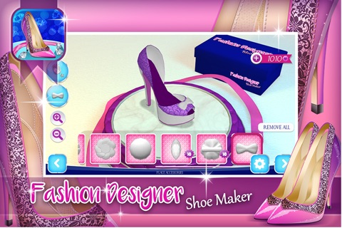 Fashion Designer Shoe Maker: Design and Make High Heels for Top Model Makeover screenshot 2