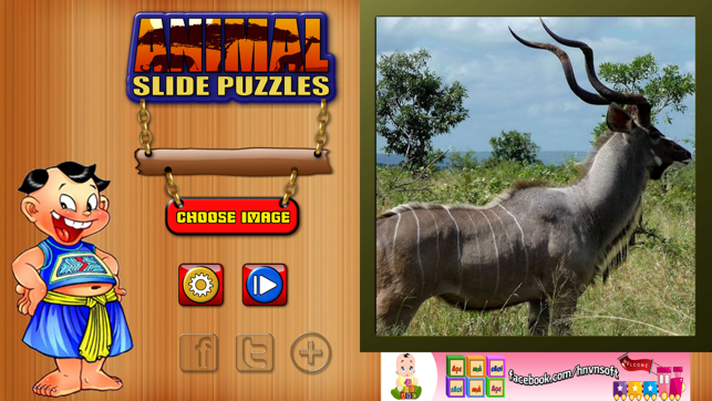 Trò Chơi Ghép Hình Động Vật Cho Bé - Slide Puzzle(圖2)-速報App