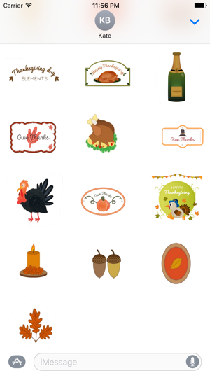 Happy Thanksgiving - Fc Sticker(圖4)-速報App