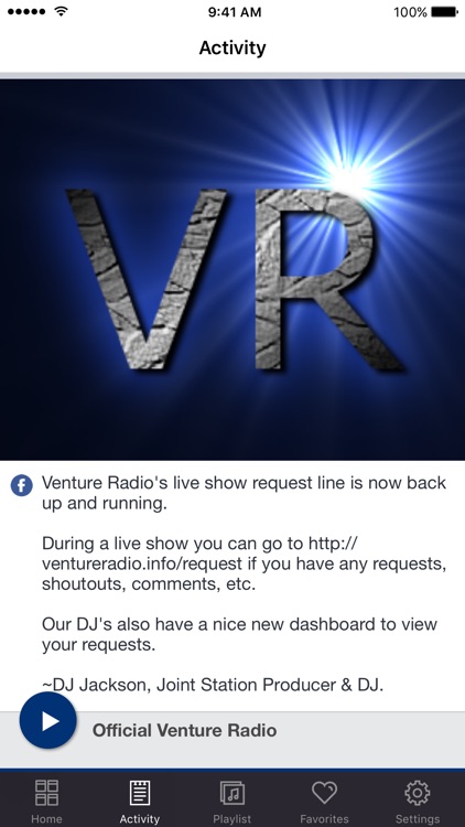 Official Venture Radio