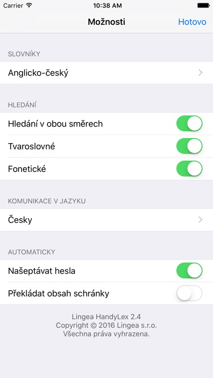 Lingea Anglicko-český kapesní slovník screenshot-4