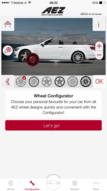 AEZ Wheels Configurator