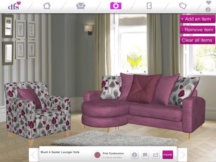 DFS Sofa and Room Planner