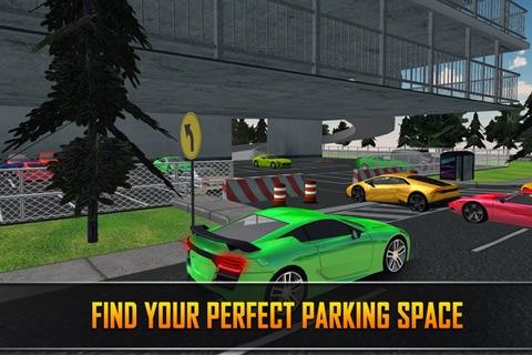Multi Level Sports Car Parking Sim 3D Game Pro Run screenshot 4