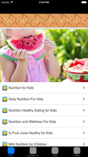 Healthy Nutrition for Kids(圖2)-速報App