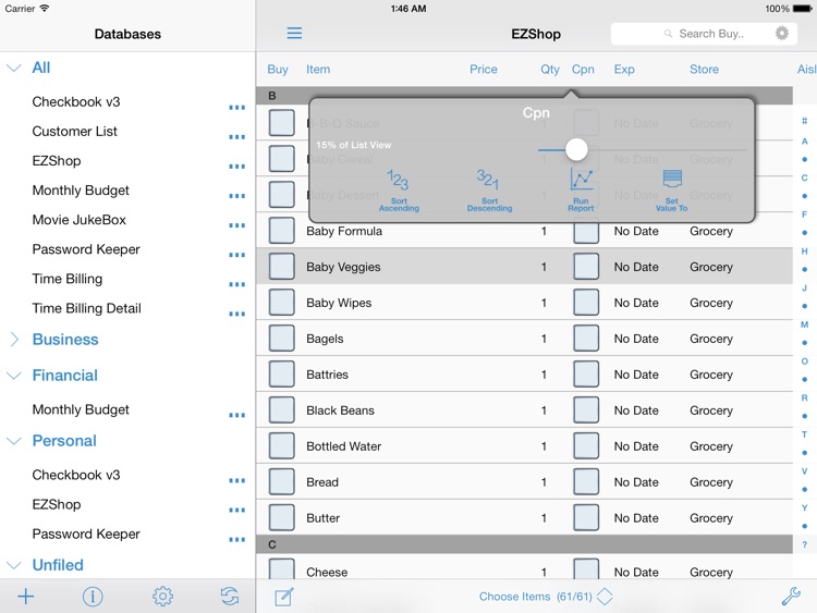 HanDBase for iPad - Database Manager