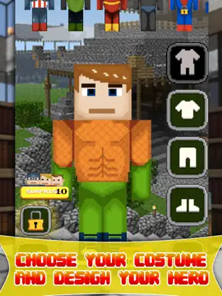 Screenshot 4 Crear superhéroes Juegos de Vestir - Team Up Comics iphone
