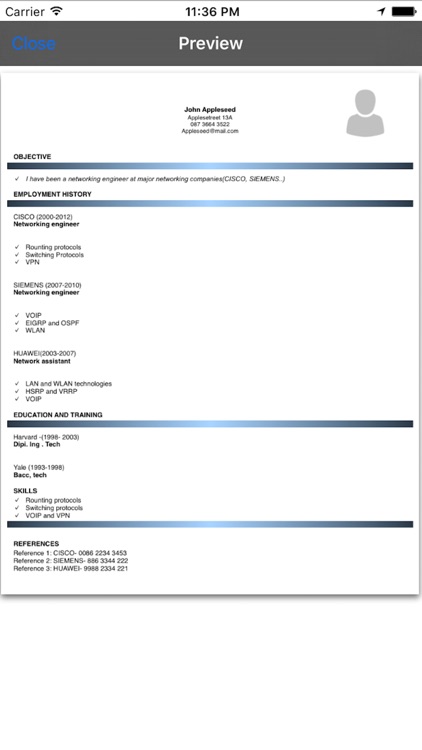 Resume Builder Pro screenshot-4