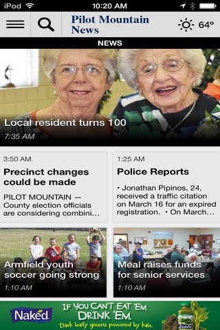 The Pilot Mountain News screenshot 2