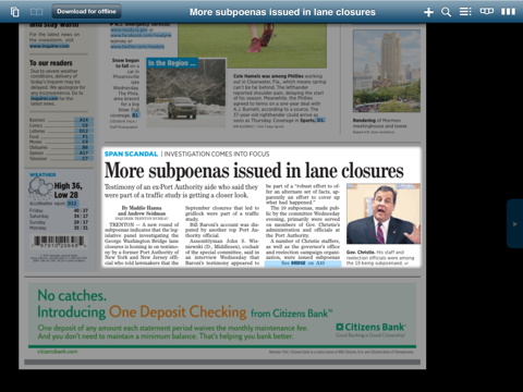 The Philadelphia Inquirer Replica - NJ Edition screenshot 3