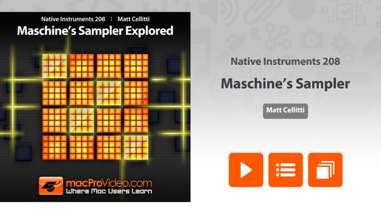 Course For NI Maschine's Sampler Explored