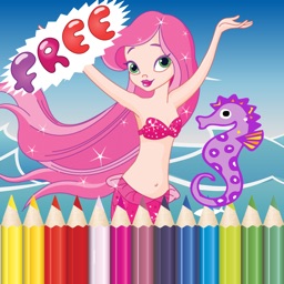 ! Little Mermaid Princess Coloring Pages Therapy