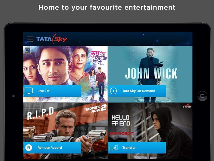 Tata Sky Mobile – for iPad