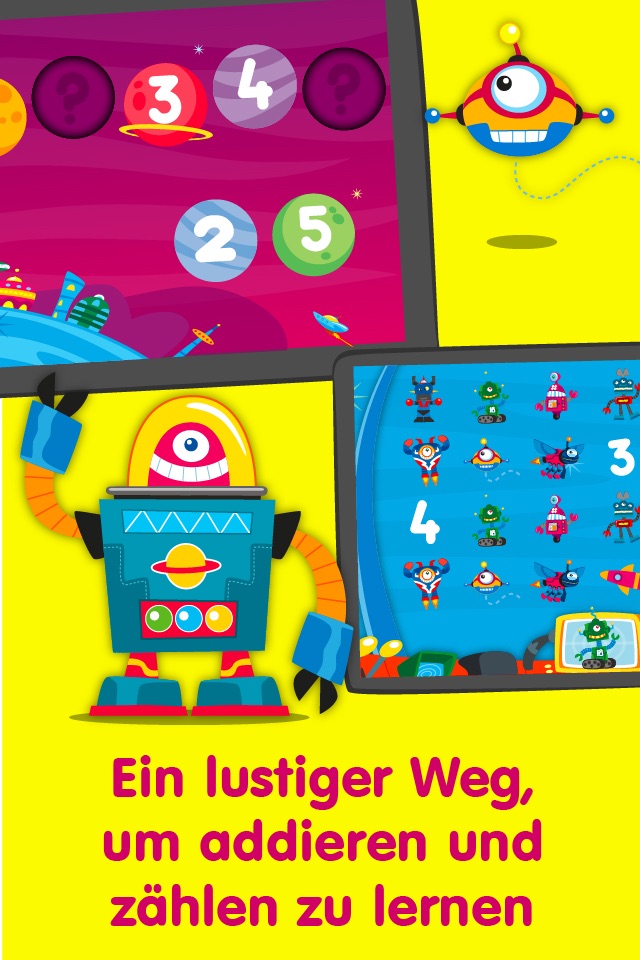 Robots & Numbers - Educational Math Games to Learn screenshot 2