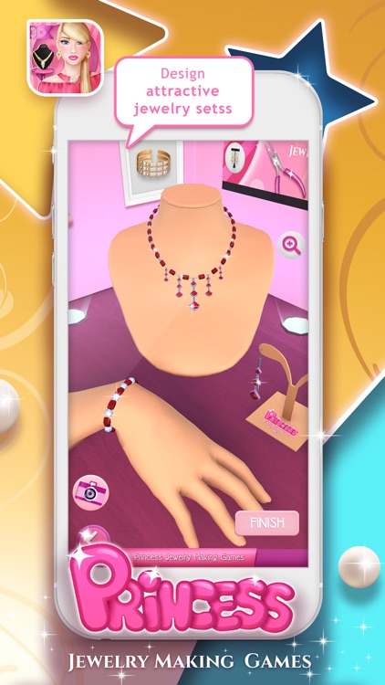 Princess Jewelry Making Game-Fashion Design Studio