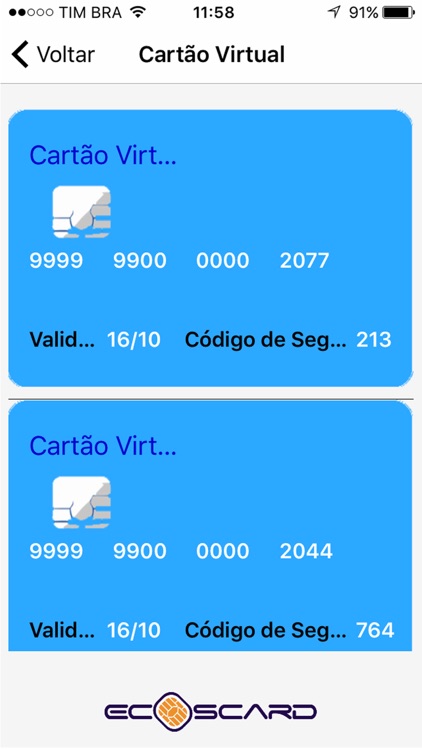 EMV Cartão Virtual screenshot-4