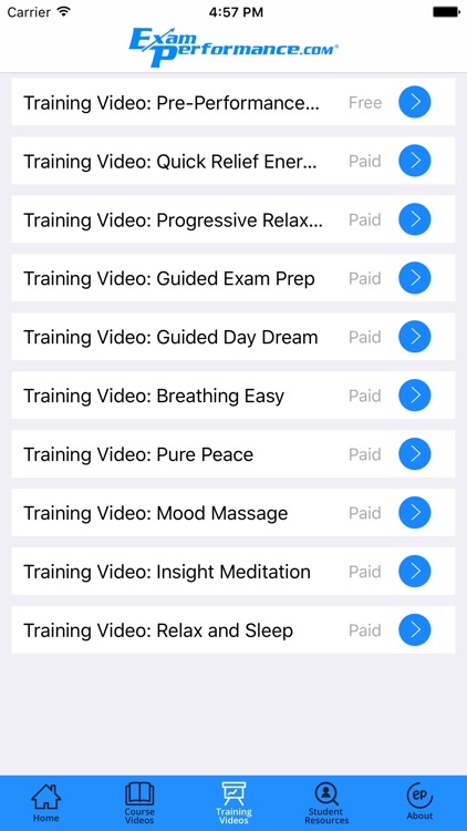 Exam Performance screenshot-3