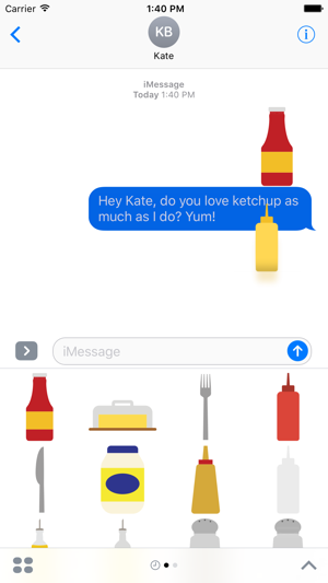 Condiments Sticker Pack for iMessage(圖3)-速報App