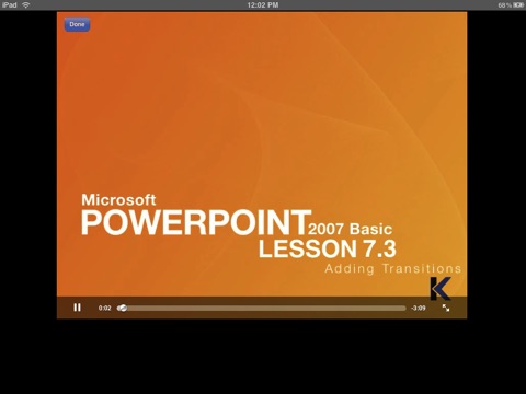 Video Training for Powerpoint 2007 screenshot 2