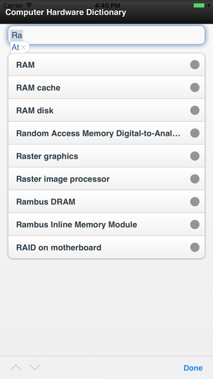 Hardware Dictionary Offline