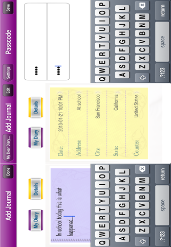 My Dear Diary with GPS screenshot 2
