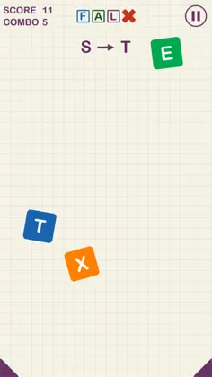 Letter Fall: Swipe Letters - Screenshot 4