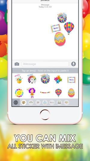 Colorful Emoji Stickers Keyboard Themes ChatStick(圖3)-速報App