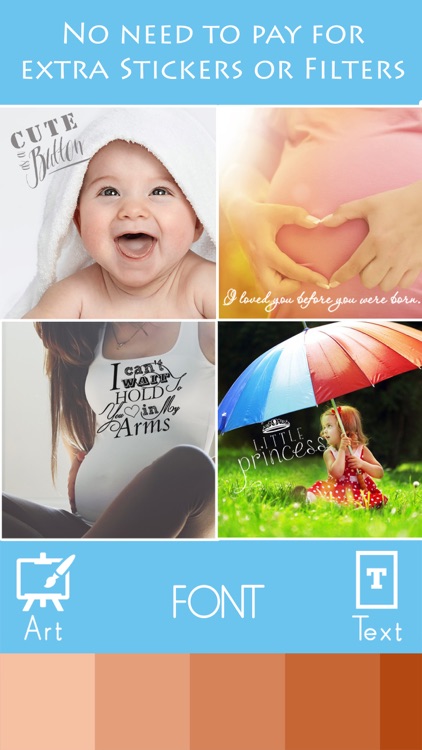 Baby Milestone Stickers Pregnancy Pic Editor Maker