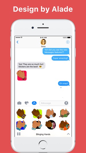 Blinging Hands stickers for iMessage(圖1)-速報App