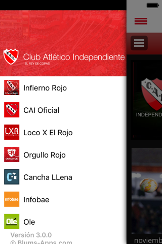 Club Atlético Independiente screenshot 2