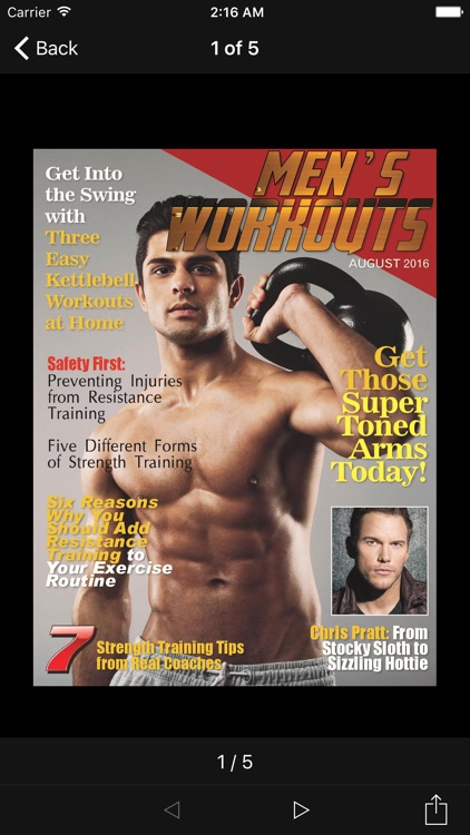 Men's Workouts Magazine