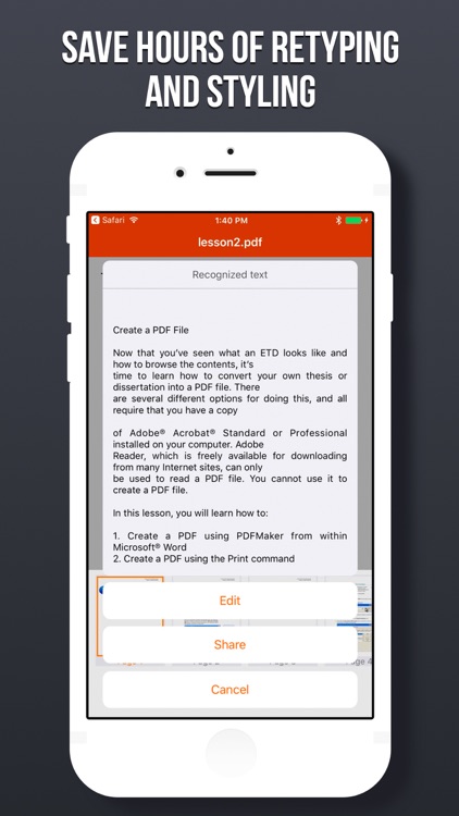 Docs Scanner - PDF To Text Converter Pro