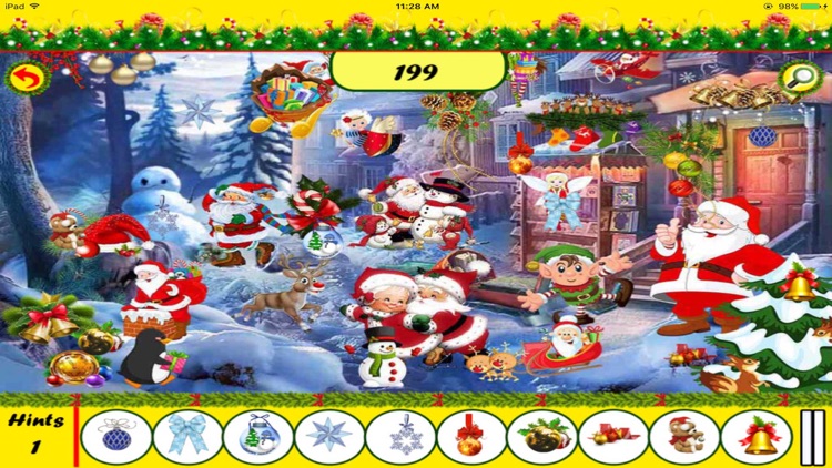 Free Hidden Objects:Frozen Christmas Hidden Object