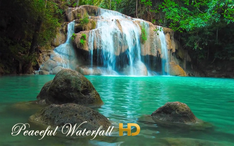 Peaceful Waterfall HD thumbnail 1