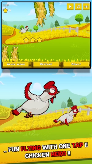 Barney Chicken Invaders - The flying farm heroes(圖1)-速報App