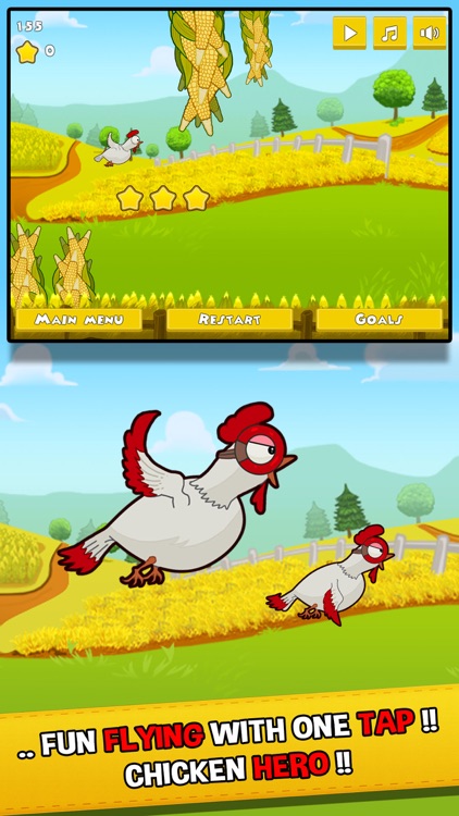Barney Chicken Invaders - The flying farm heroes