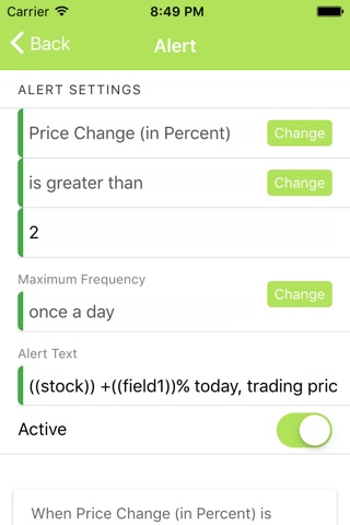 Stock Alert - Market Tracker screenshot 2