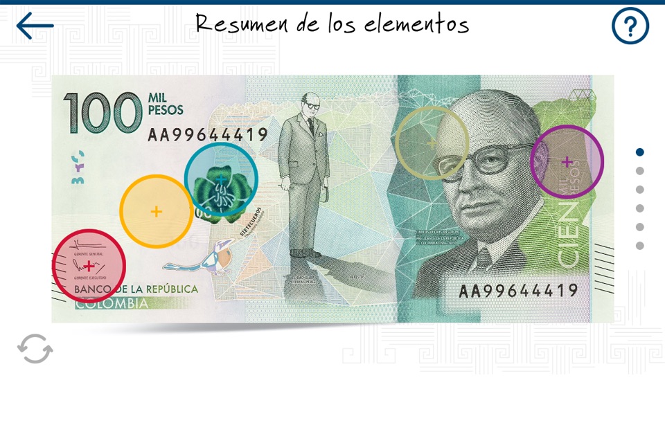 Nueva familia de billetes colombianos screenshot 2