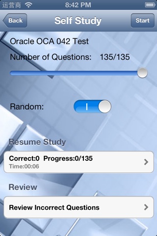 OCA 1Z0-042 Test Prep screenshot 2