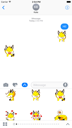 Little Golden Fox Sticker(圖4)-速報App