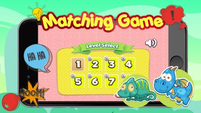 How to cancel & delete Dinosaur animals matching remember game preschool from iphone & ipad 3