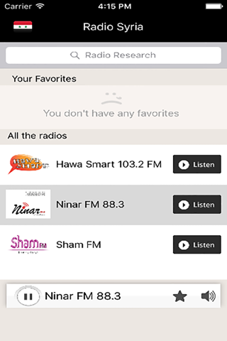 Radios Syria - Syrian Radio - راديو سوري screenshot 2