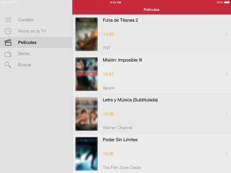 Televisión Colombia para iPad