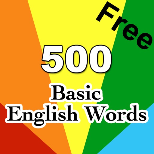 500 Basic English Words - Free icon