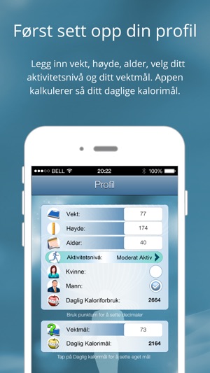 Kaloriteller - Slanke app(圖1)-速報App