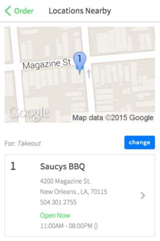 Saucy's BBQ screenshot 2